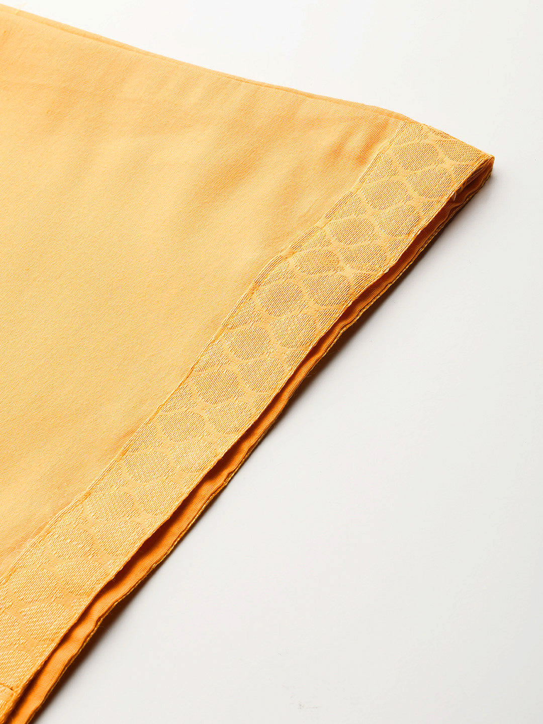 Yellow Banarasi Handloom Kurta Sharara Set with Frills Pleated Sleeves