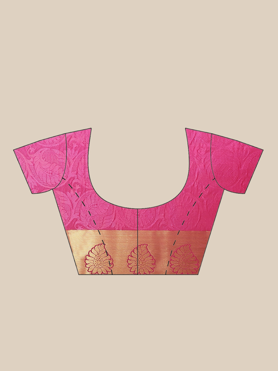 Banarasi Heritage Self Embossed Saree with Gold Zari, Paisley Motifs & Ombre dyeing