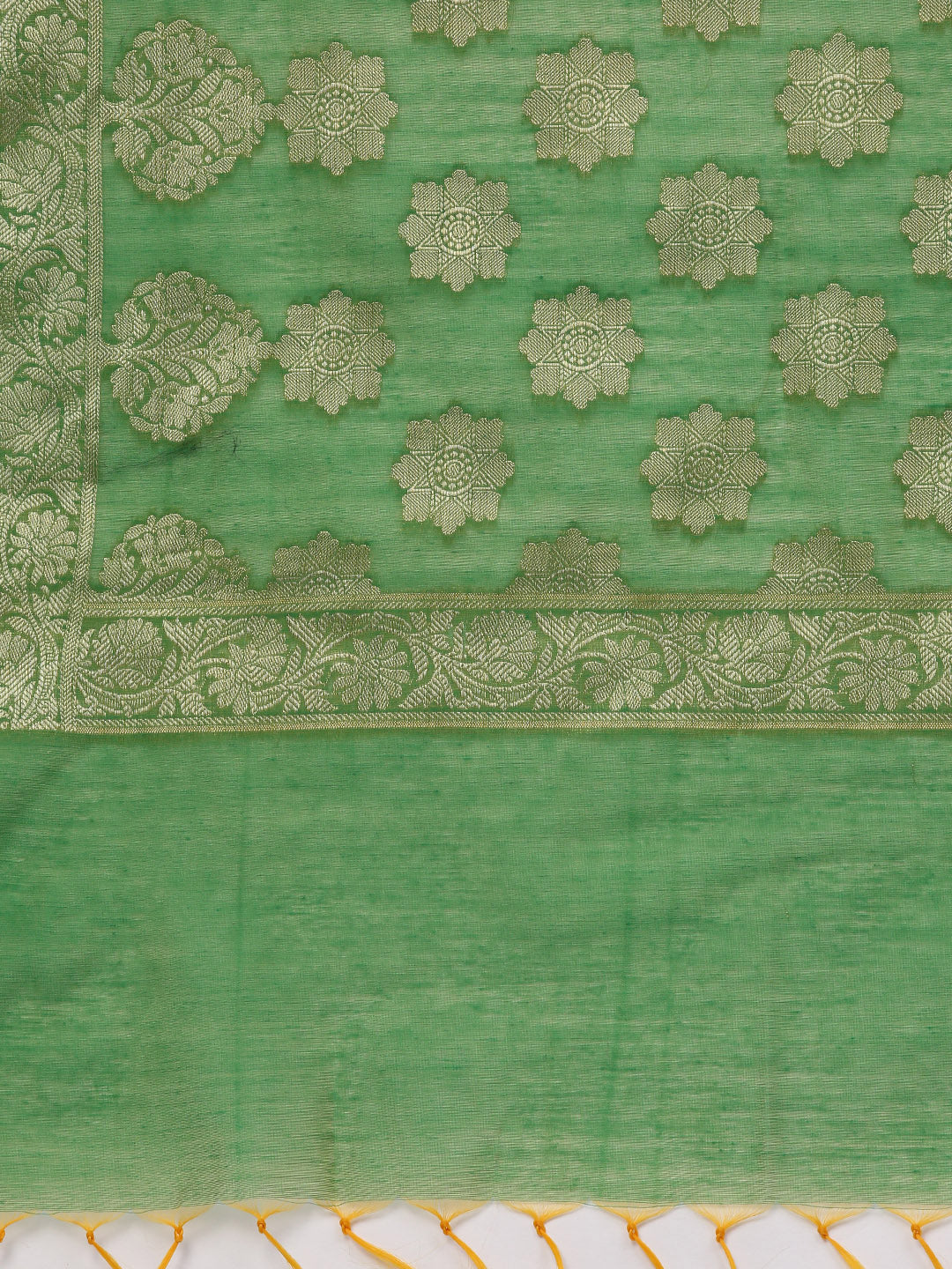 Banarasi Kurta Set with Handloom Dupatta and Pallazos