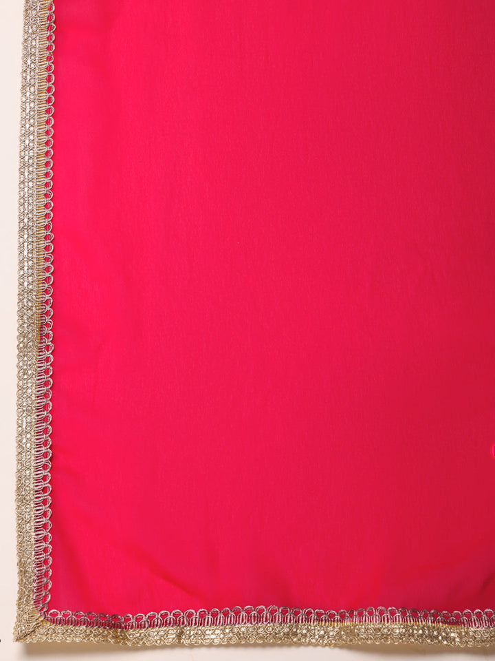 Multicolor Resham Embroidered Kurta Set