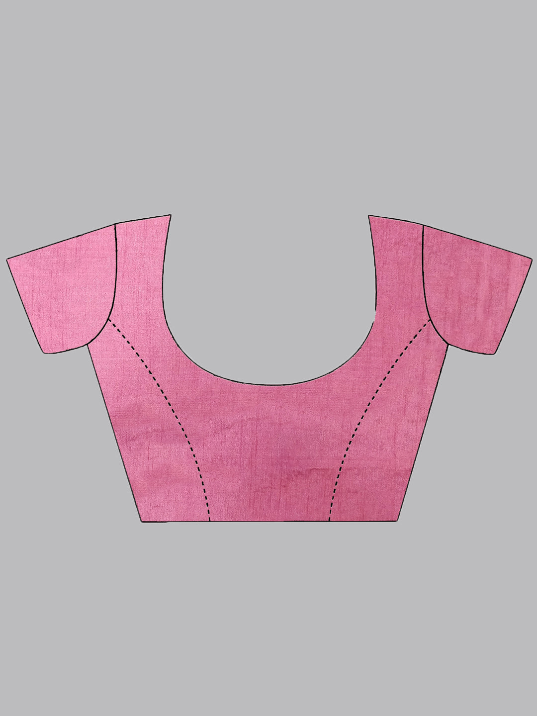 Pastel Chiffon Ombre Pink Saree with Floral hand Painting and Handloom Woven Design
