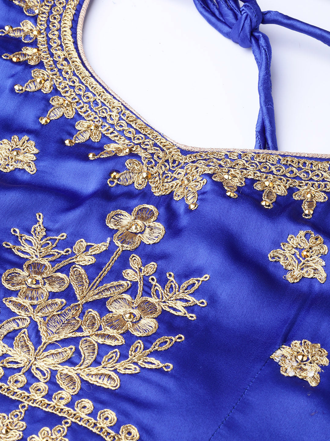 Ombre Kalidar Lehenga set with Floral Zari embroidery