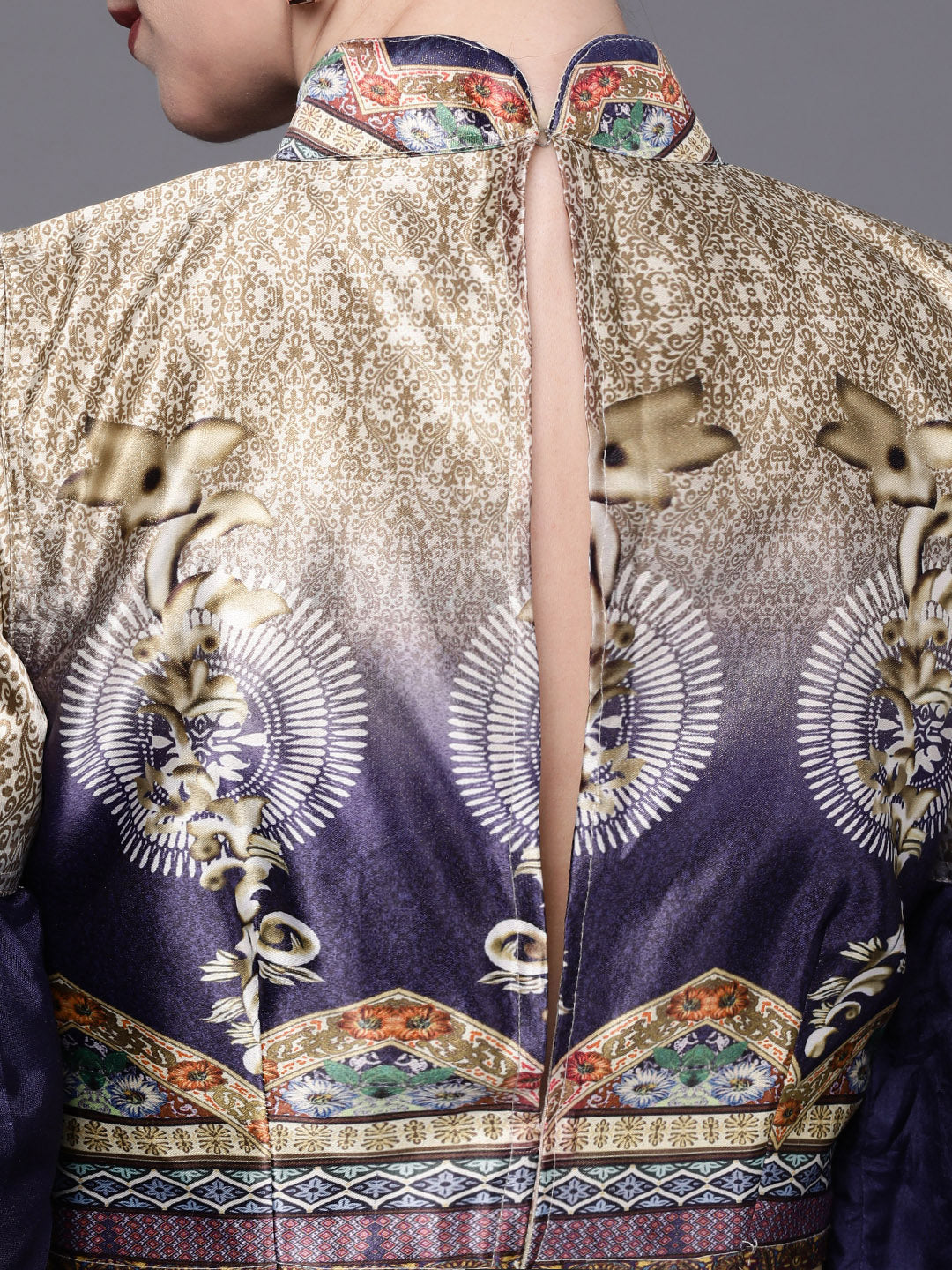 Semi-stitched Digital Print Lehenga Set