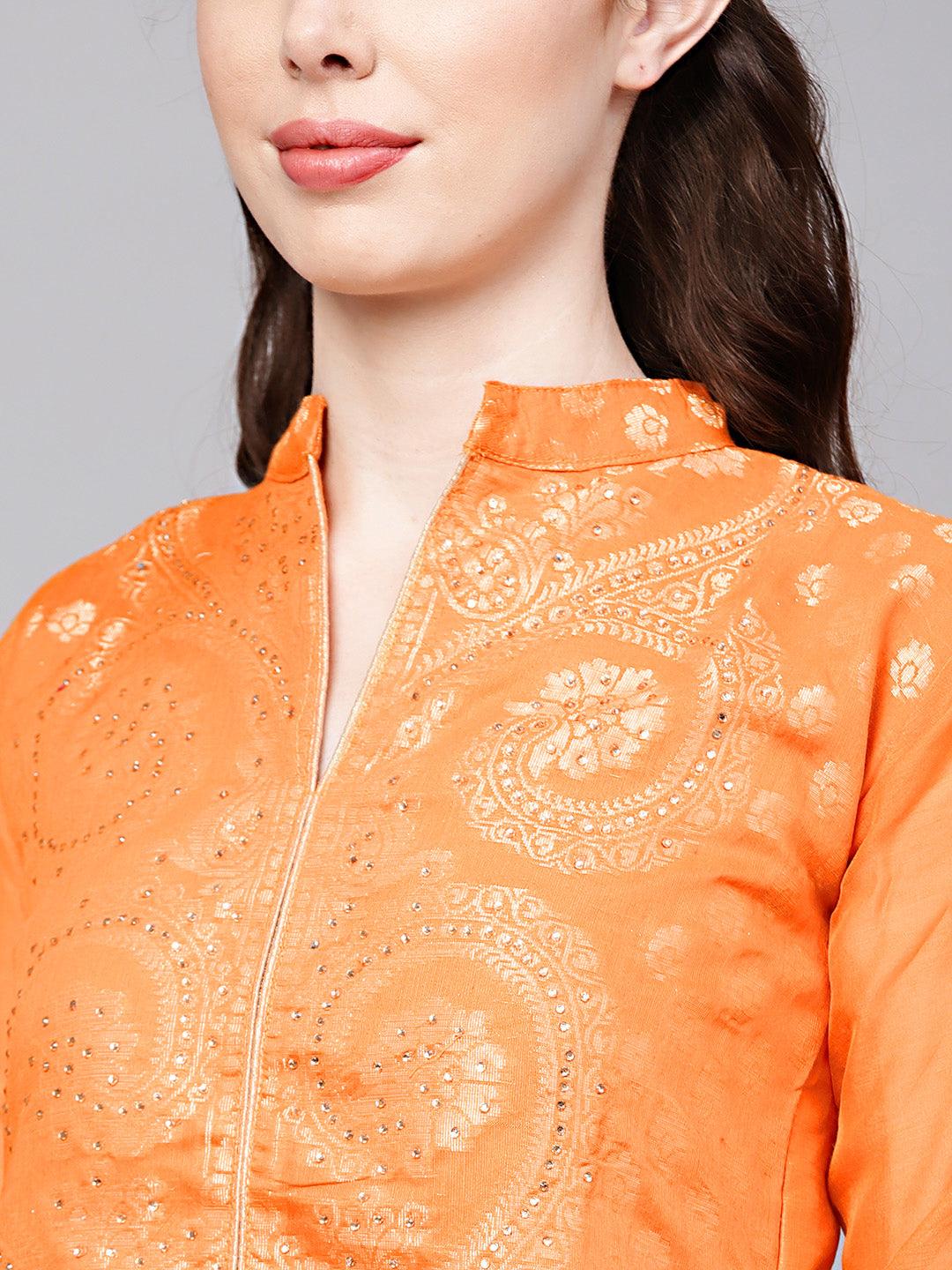 Banarasi Handloom Dress Material with Zari Weaving