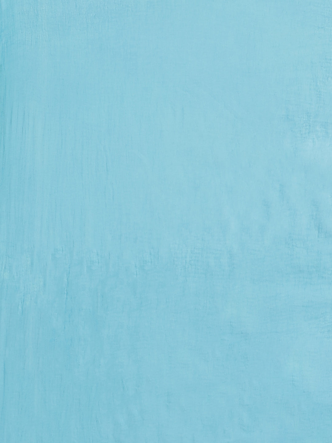 Pastel Turquoise Blue Summer Chiffon Saree with Contemporary Floral Prints