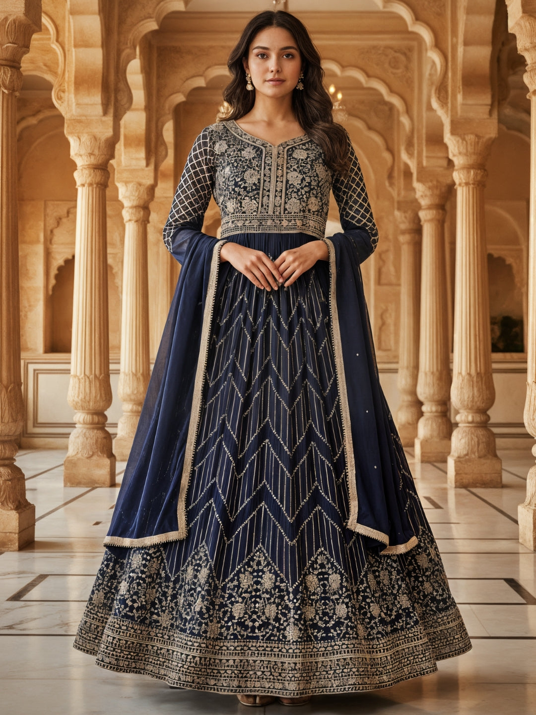 Ethnic Gown  Chhabra 555