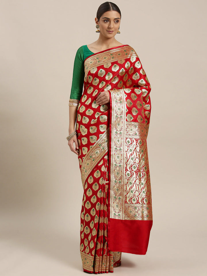 Kanjiwaram Wedding Silk saree with Dupatta