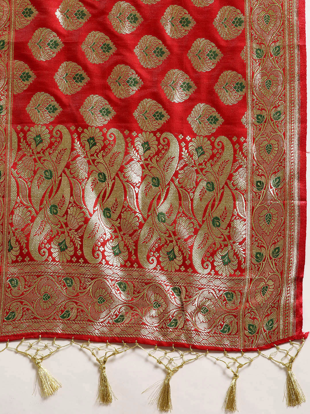 Kanjiwaram Wedding Silk saree with Dupatta