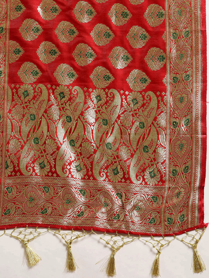 Kanjiwaram Wedding Silk saree with Dupatta