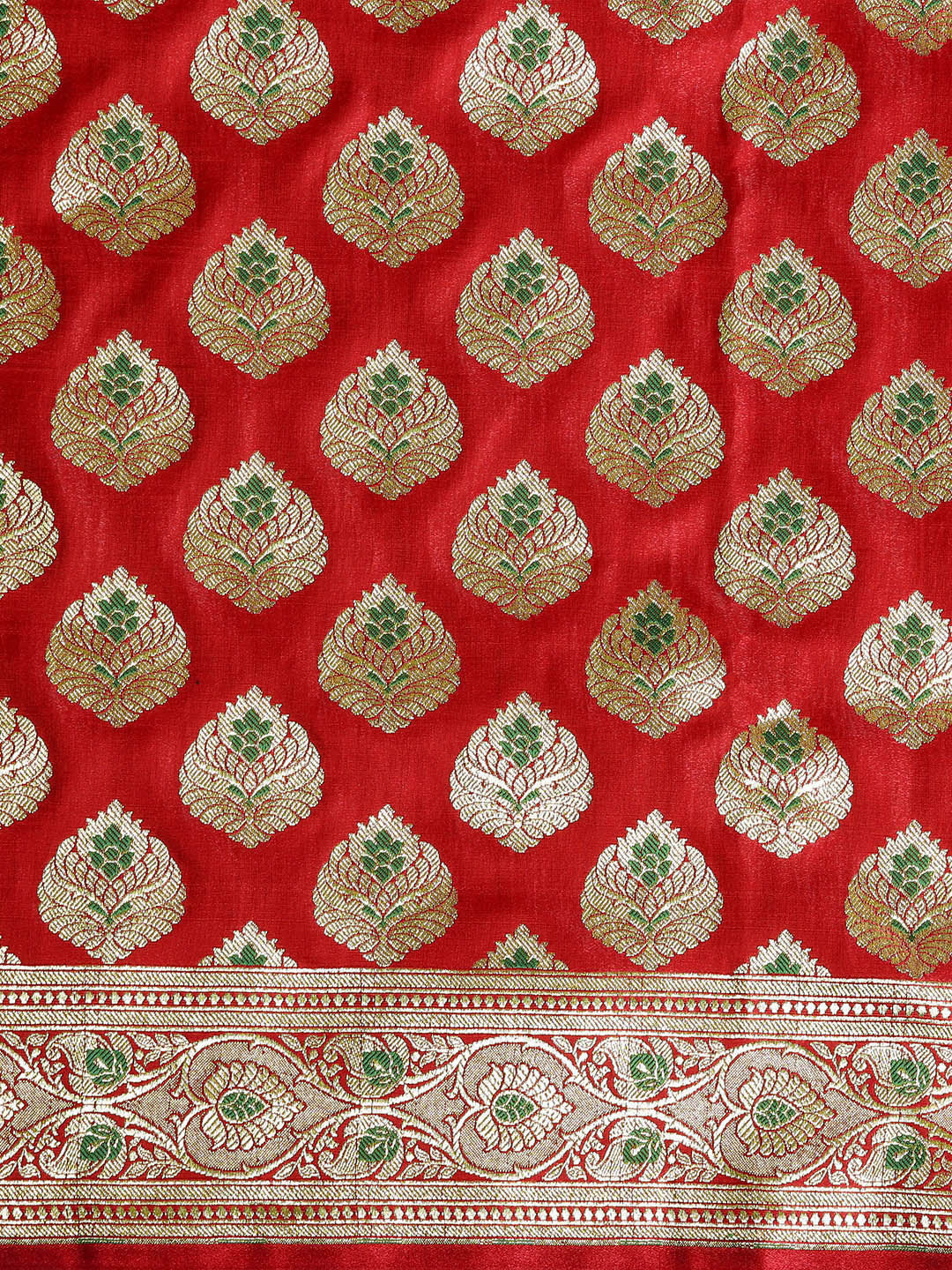 Kanjiwaram Wedding Silk saree with Dupatta