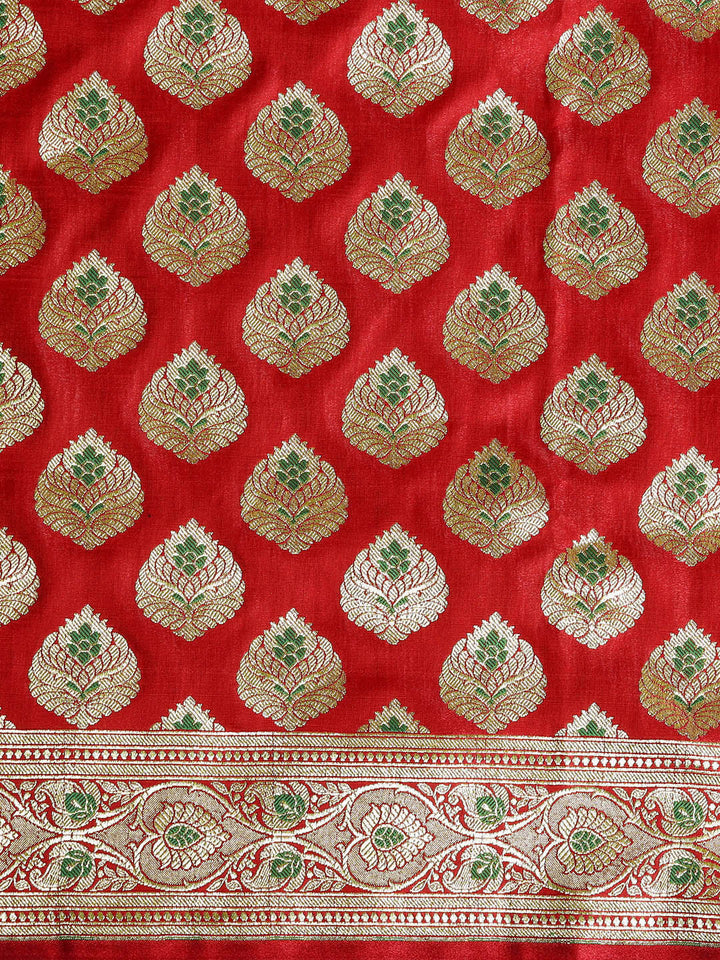 Kanjiwaram Wedding Silk saree with Dupatta