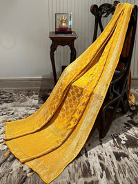 Radiant Yellow Silk Saree