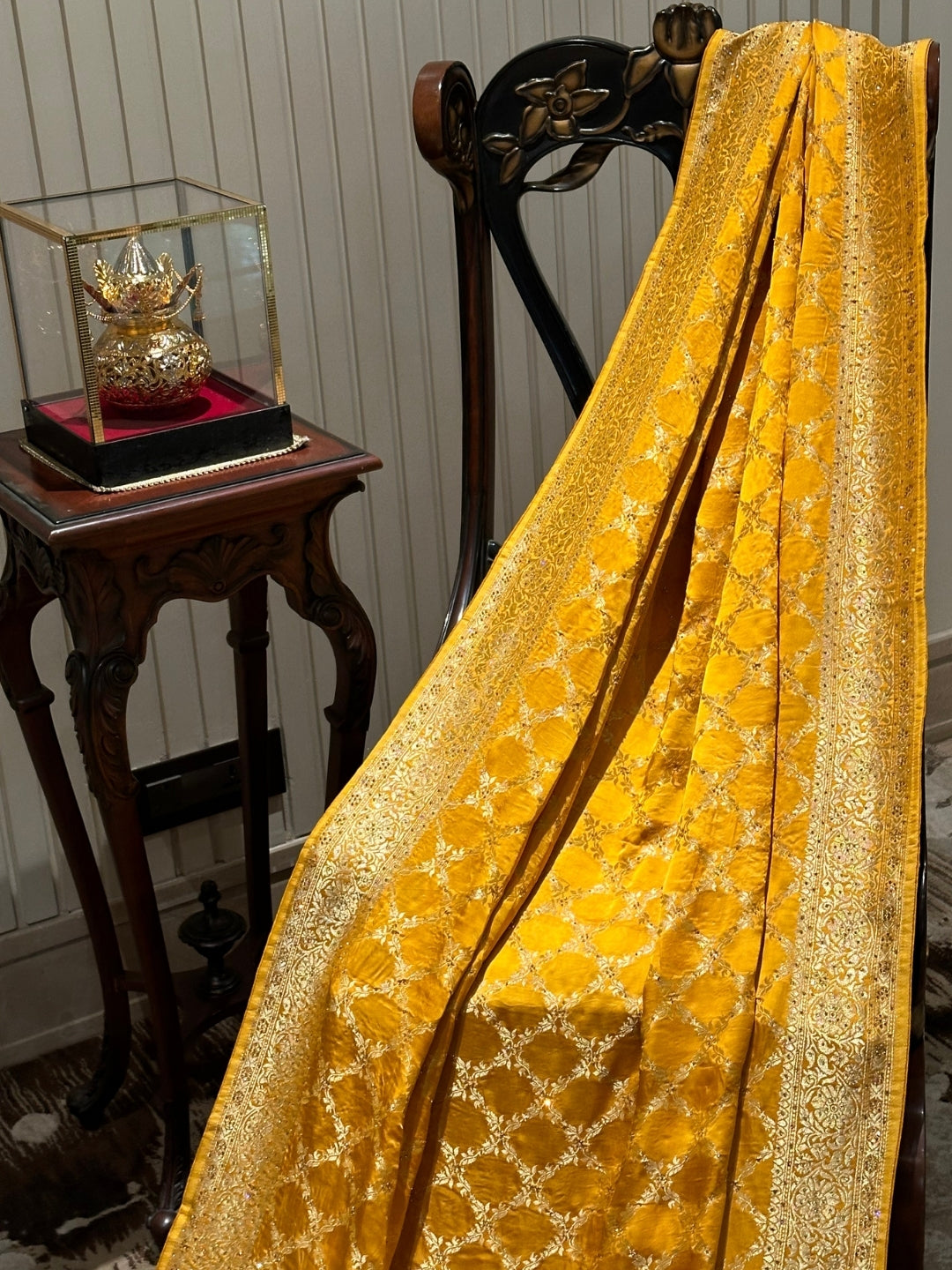Radiant Yellow Silk Saree