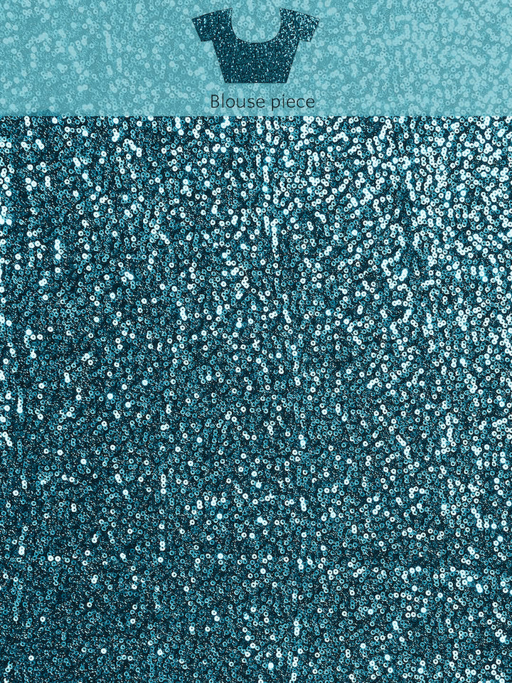 Allover Sequin Embellished Bling Lycra Cocktail Saree