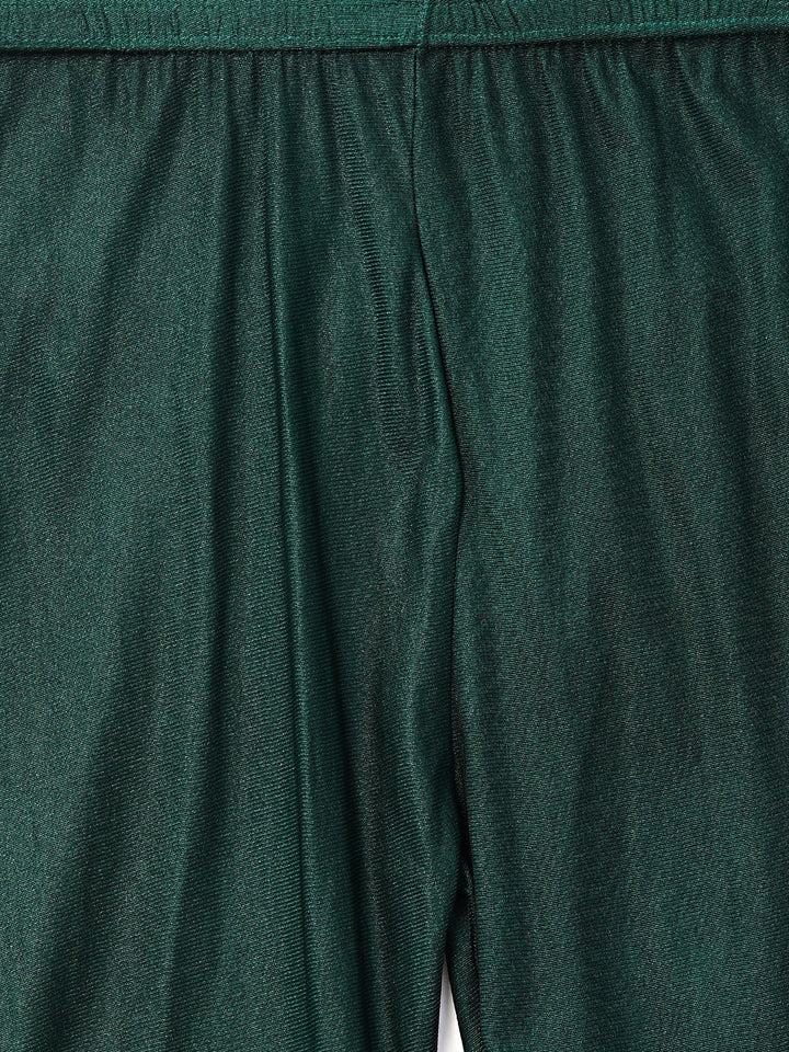 Anarkali Hand crafted Kurta Set with Jeweled Neckline