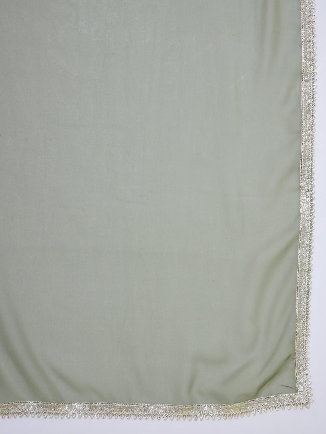 Dusty Green Sequin Embellished Georgette Nyraa Style Pleated Suit