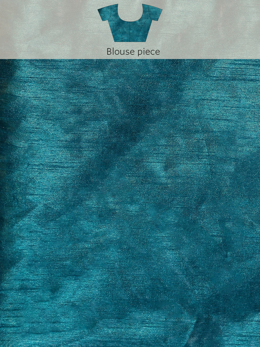 Turquoise Blue Tie & Dye Print, Gota Patti & Resham Embroidered Saree