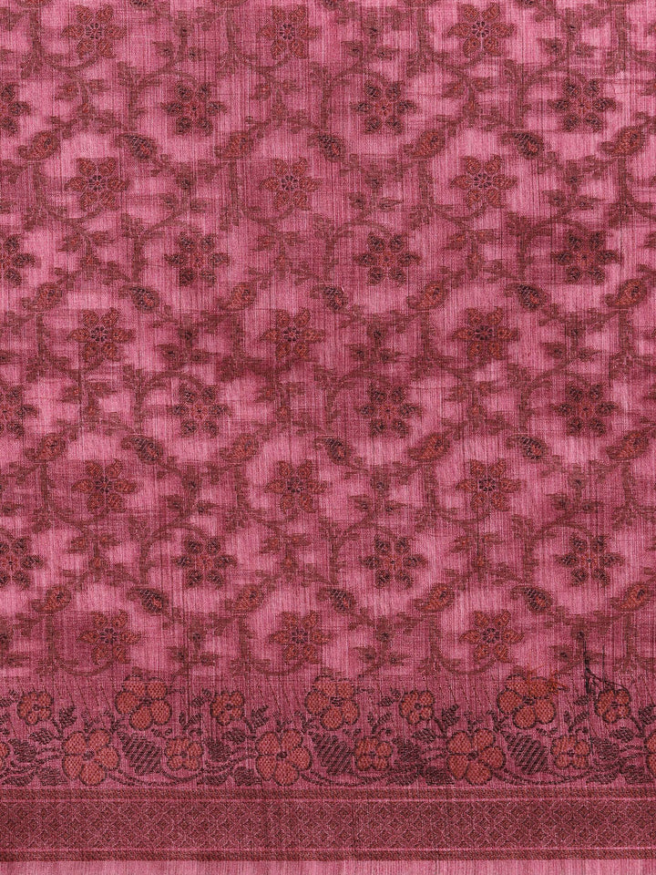 Resham Woven Banarasi Saree with Intricate Floral Pattern