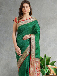 Banarasi Jamdani inspired Paisley Pattern Saree