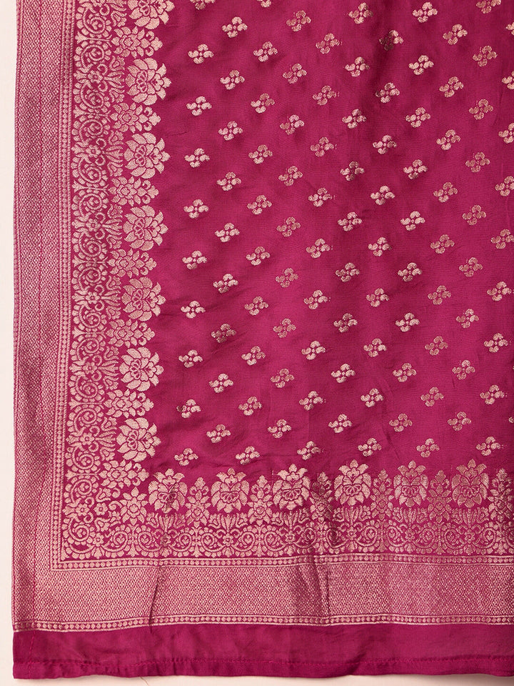 Zardozi and Kasab Embroidered Kurta with Banarasi Dupatta
