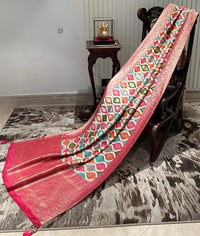 Elegant Multicolour Silk Saree