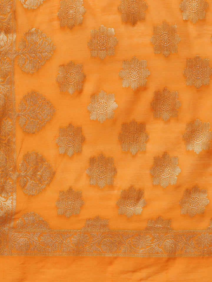 Banarasi Kurta Set with Handloom Dupatta and Pallazos