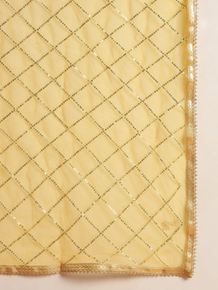 Indo-western Floral Print Pleated Lehenga Set with Sequin Embroidered Scalloped Jacket