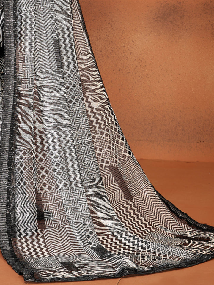 Sequin Embellished Party Wear Saree