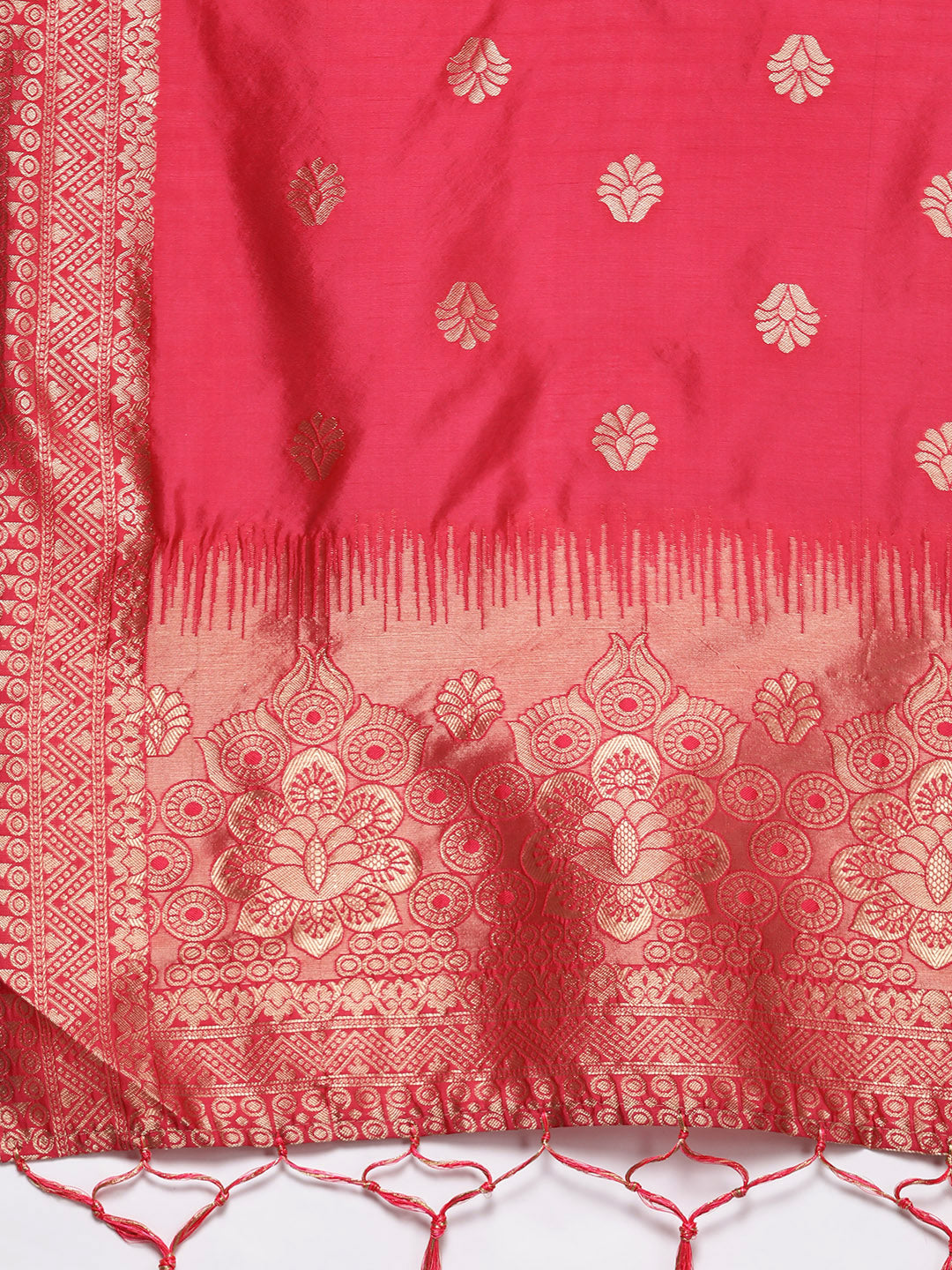 Teal Semi Stitched Banarasi Lehenga with Zari & Resham Weaving