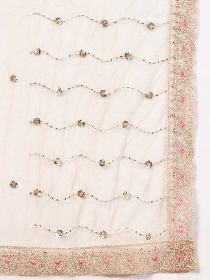 Chhabra 555 Peacock Theme Multi thread, Zardozi Embroidery Lehenga Choli Set & Scalloped Dupatta
