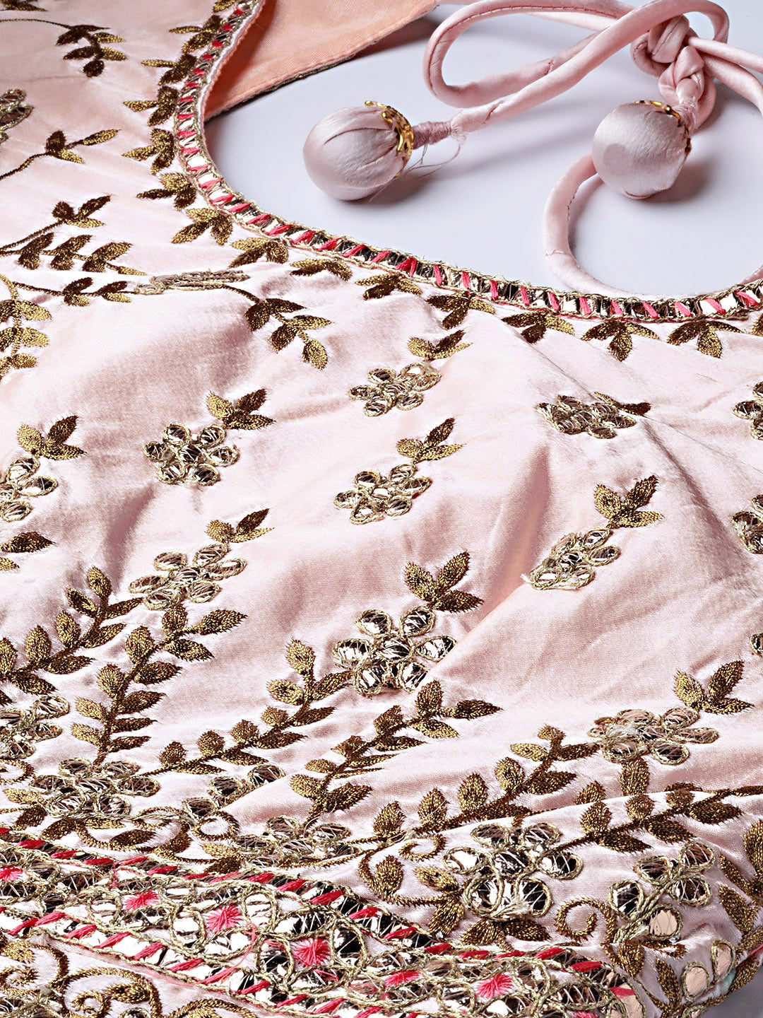 Mughal inspired Gota Patti Anarkali Kurta Set