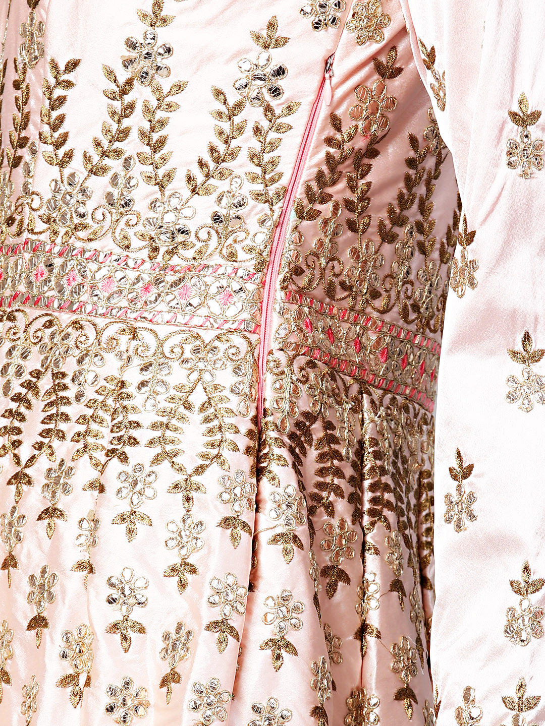 Mughal inspired Gota Patti Anarkali Kurta Set