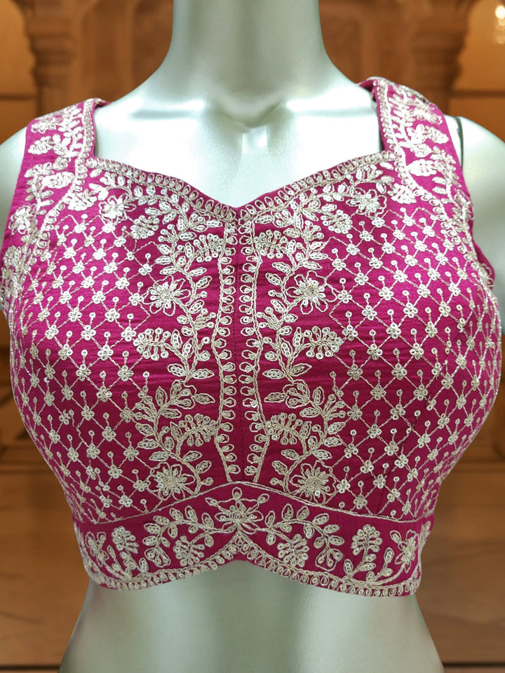 Kalidar Silk Chinon Lehenga with Intricate Sequin & Zari Embroidered Floral Patterns