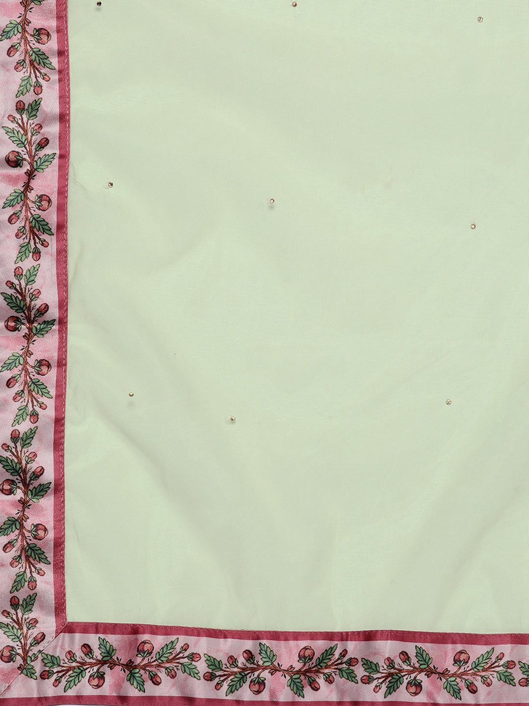 Semi-stitched Digital Print Lehenga Set