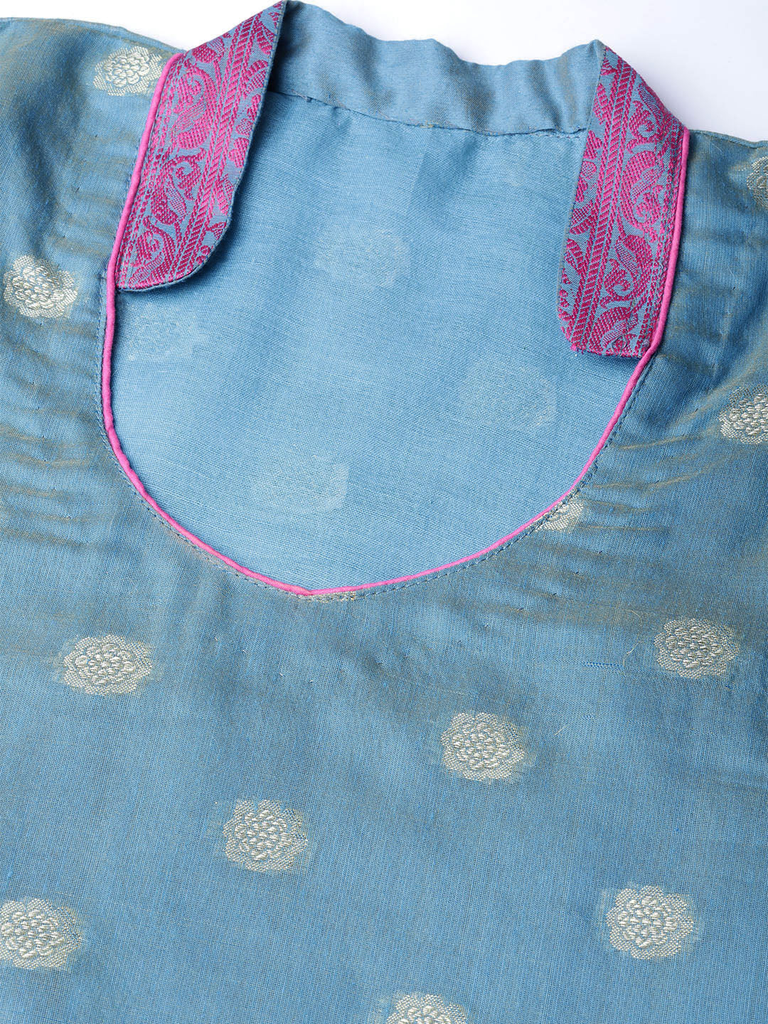 Banarasi Handloom Dress Material with Zari Resham Weaving