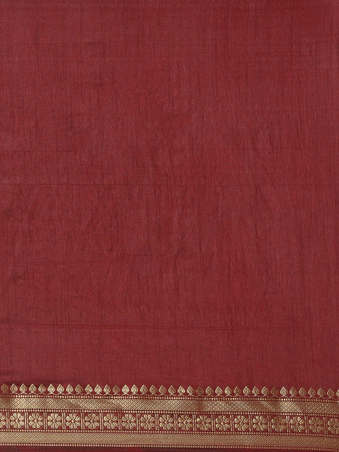 Mysore Silk Saree with Contrast Zari Floral Motif Weaving Border