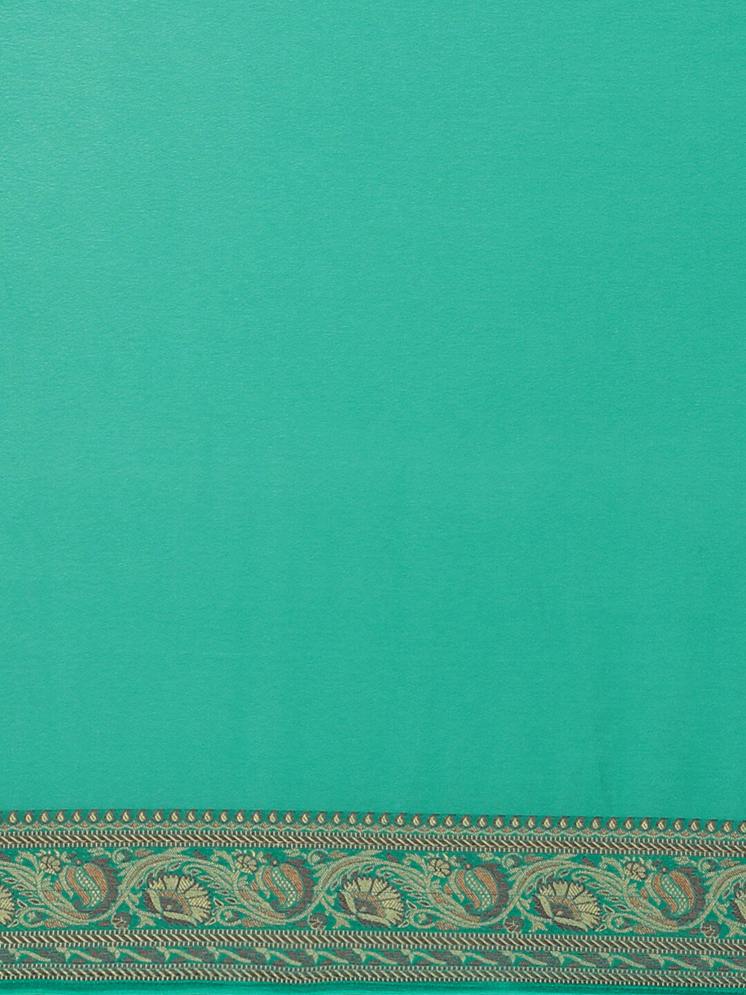 Banarasi Jamdani inspired Ethnic Saree with Floral Intricate border and Heavy Pallu