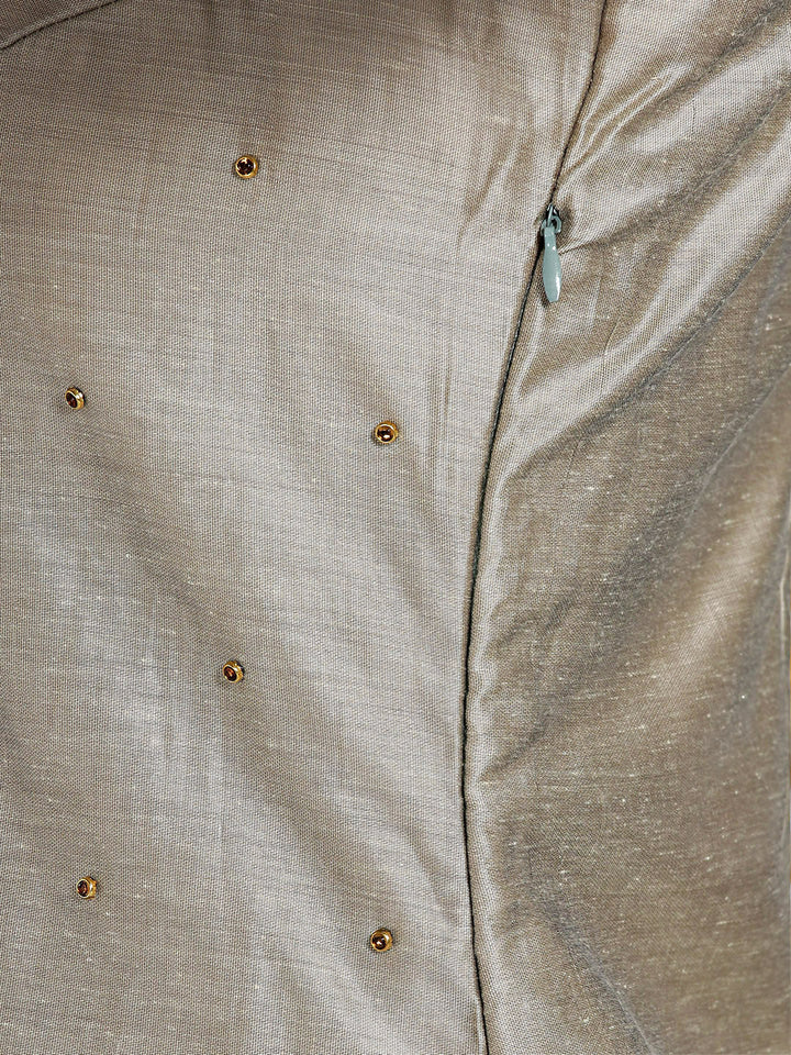 Jewelled Neckline Kurta with Embroidered Pallazo