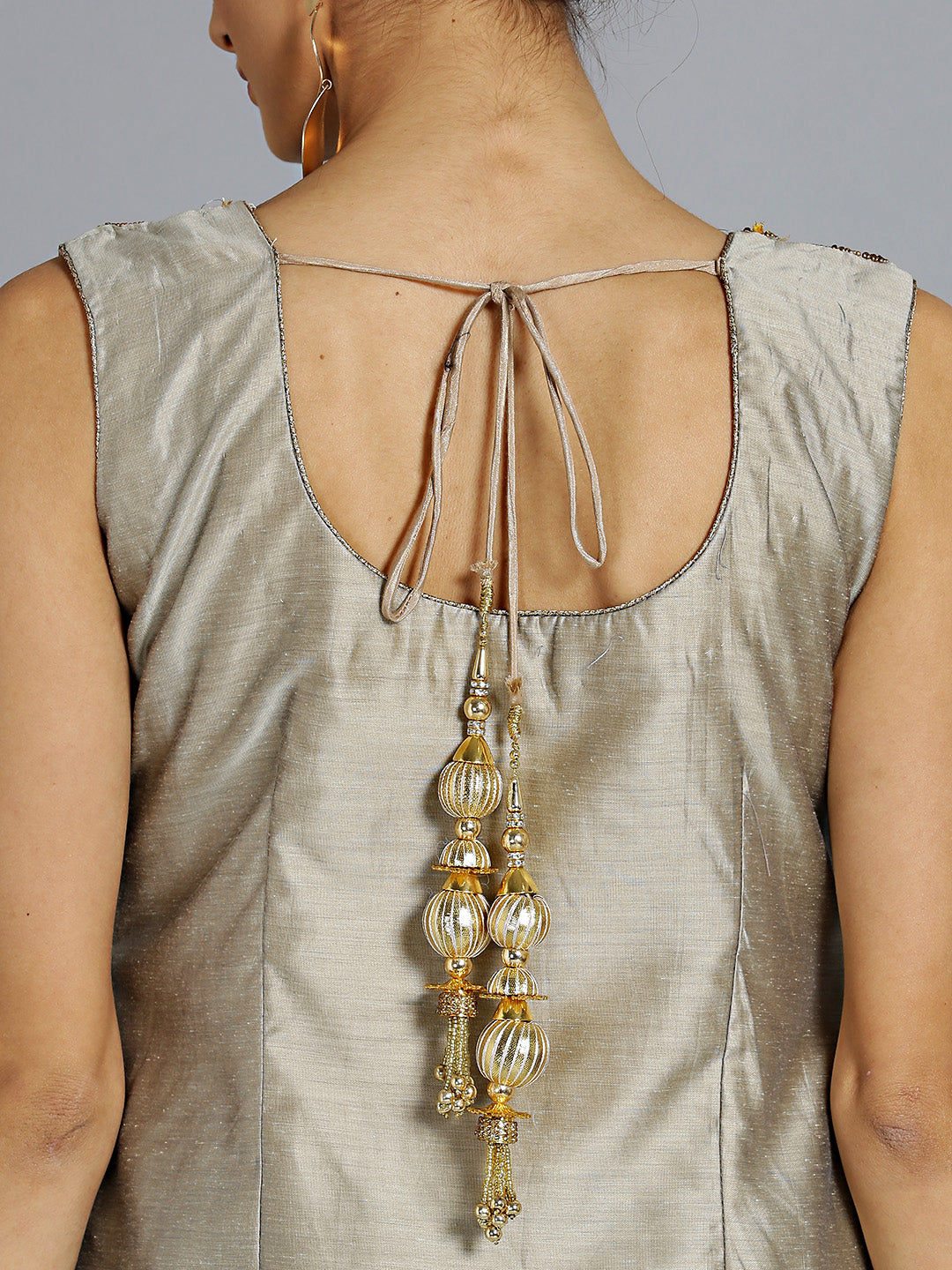 Jewelled Neckline Kurta with Embroidered Pallazo