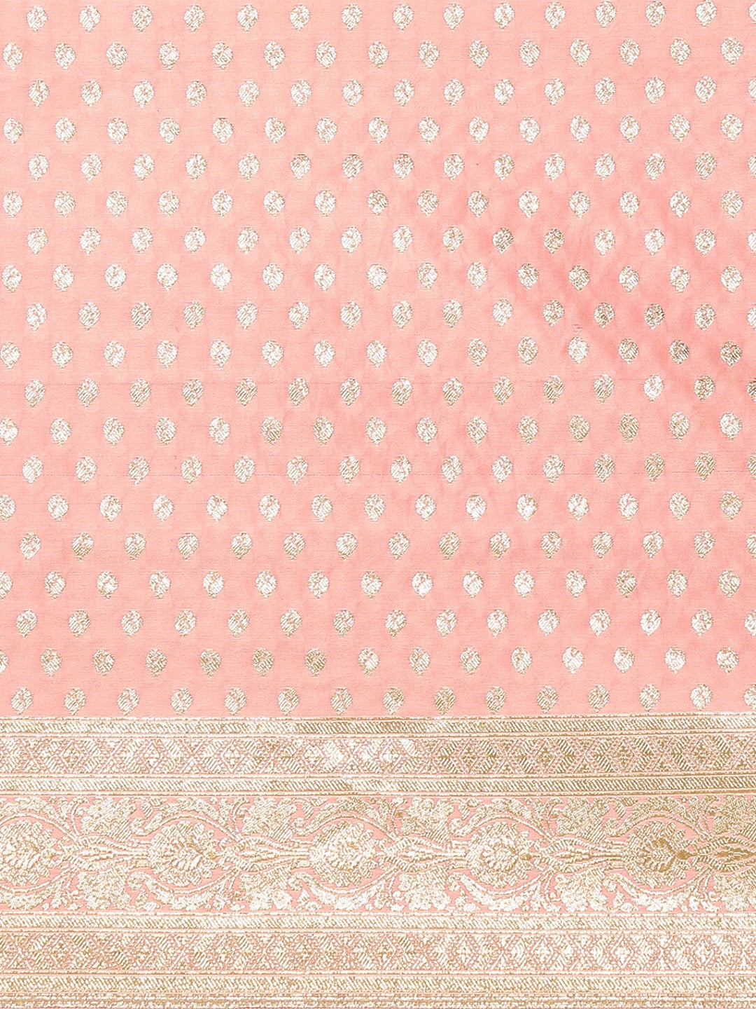 Pastel Pink Kanjeevaram Heavy Silk Traditional Saree