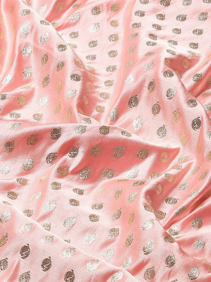 Pastel Pink Kanjeevaram Heavy Silk Traditional Saree