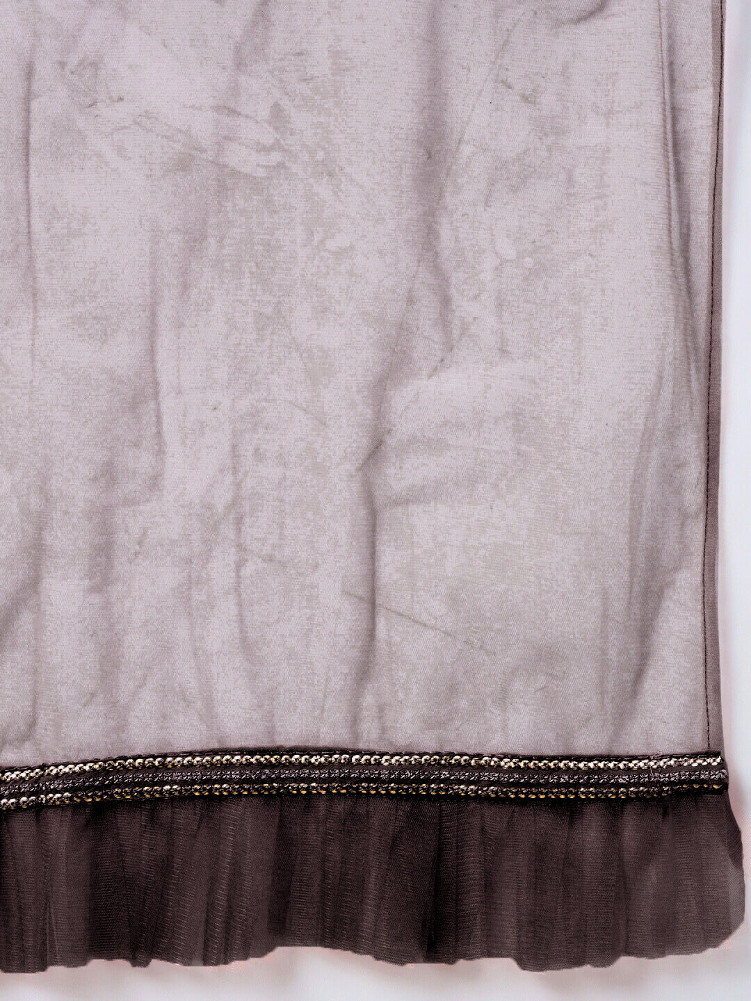 Sequin Embellished Crop-Top Palazzo Set with High neck Jasmine style Cape Sleeves