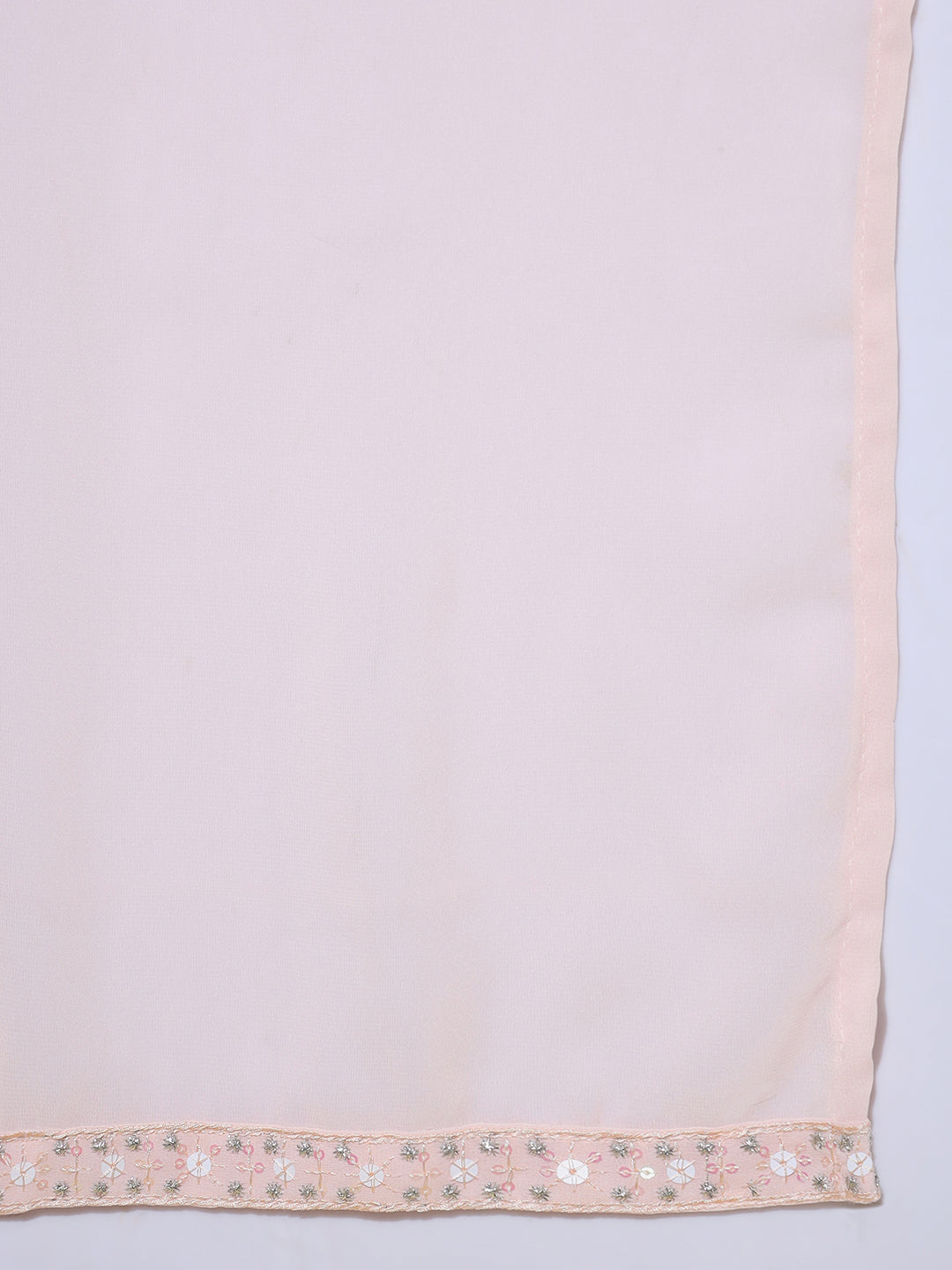 Peplum Resham Zari Embroidered Kurta Set with Afghan Salwar