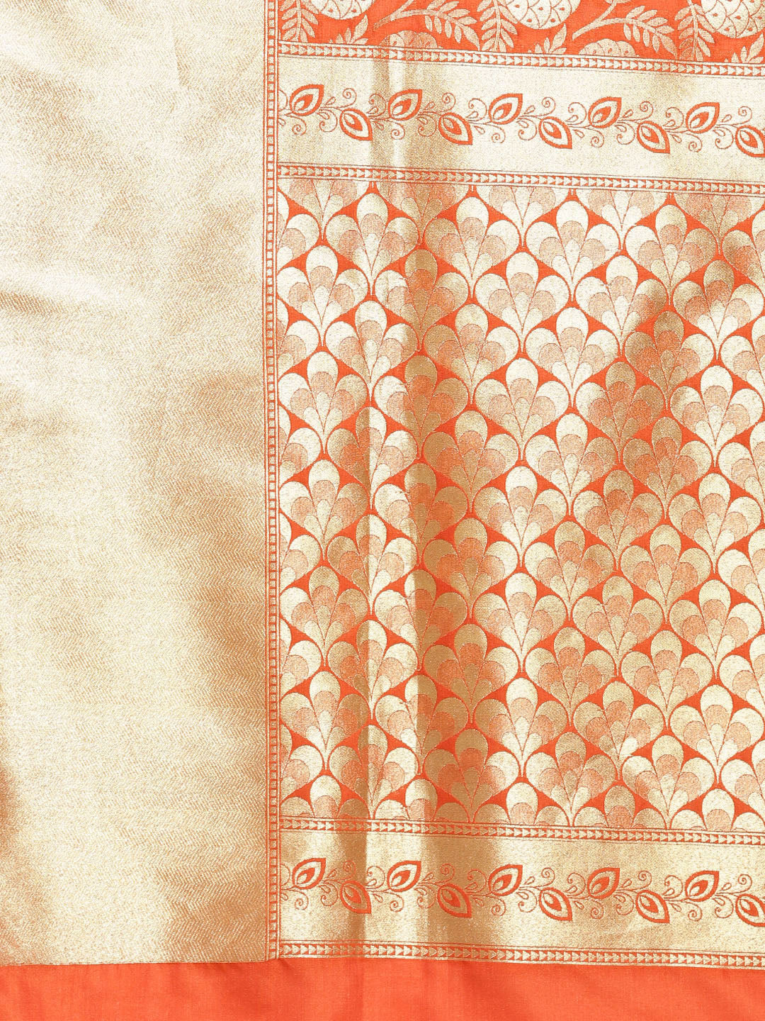 Kanjiwaram Silk Saree with Contemporary Floral Zari Weaving