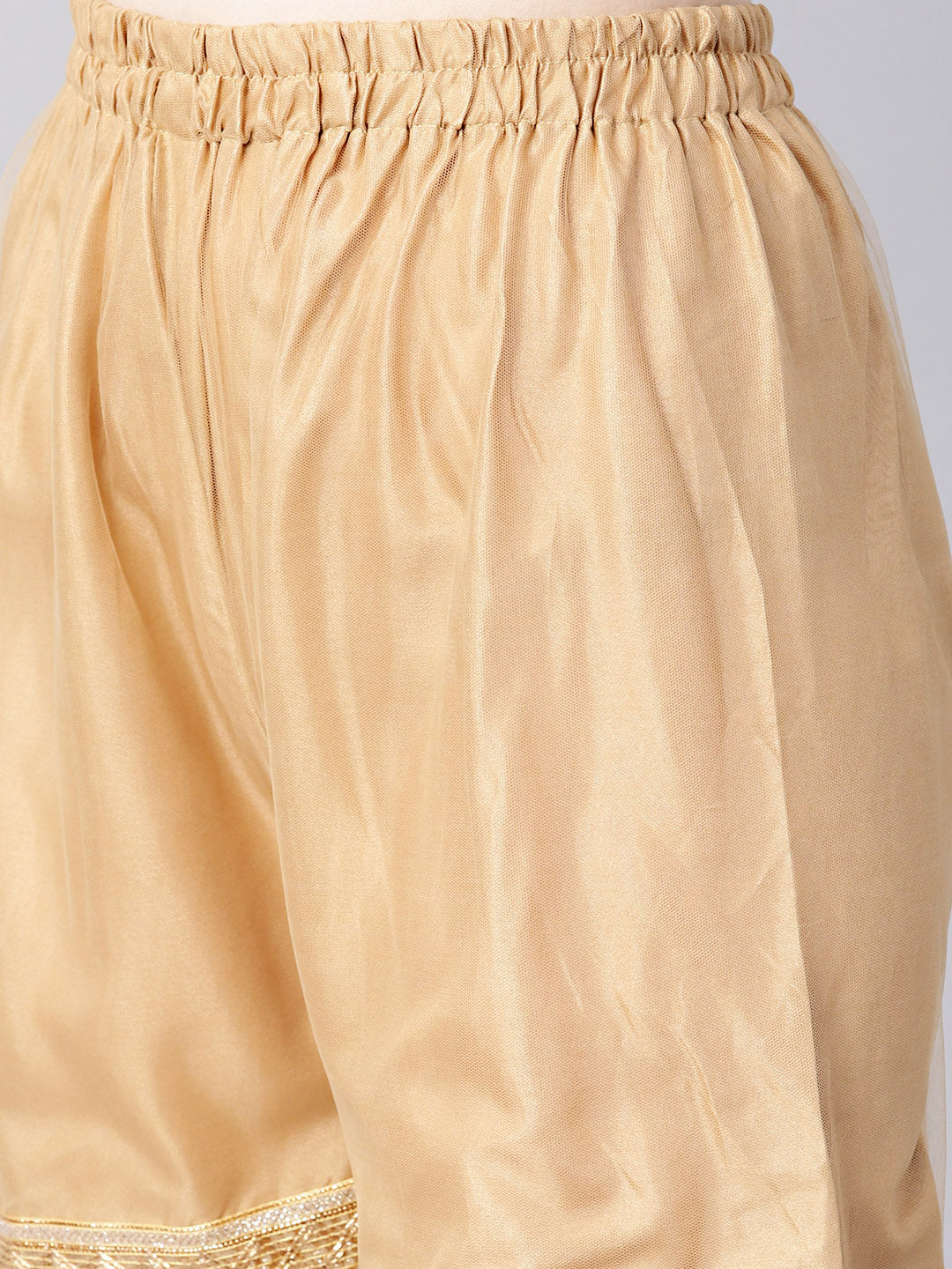 Embellished Kurta Sharara Set with Zari Embroidery