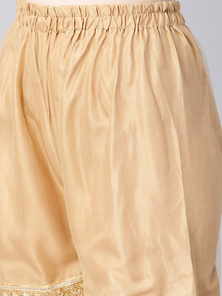 Embellished Kurta Sharara Set with Zari Embroidery