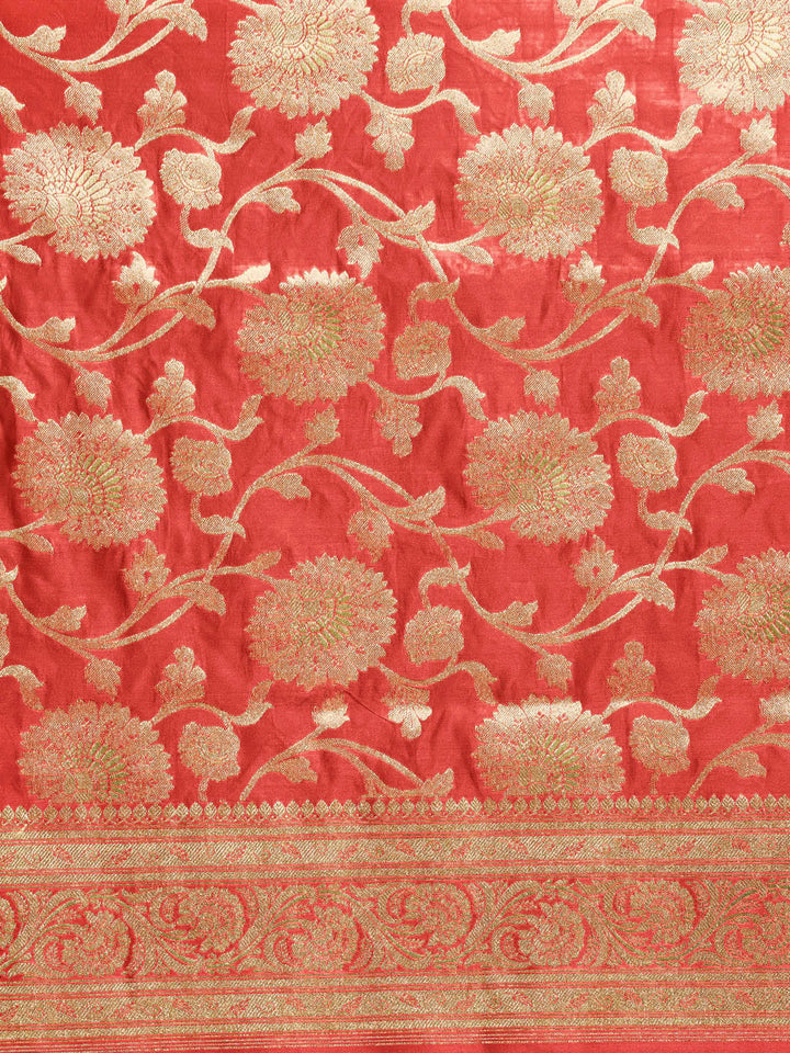Kanjiwaram Inspired Silk saree with Intricate Zari Weaving