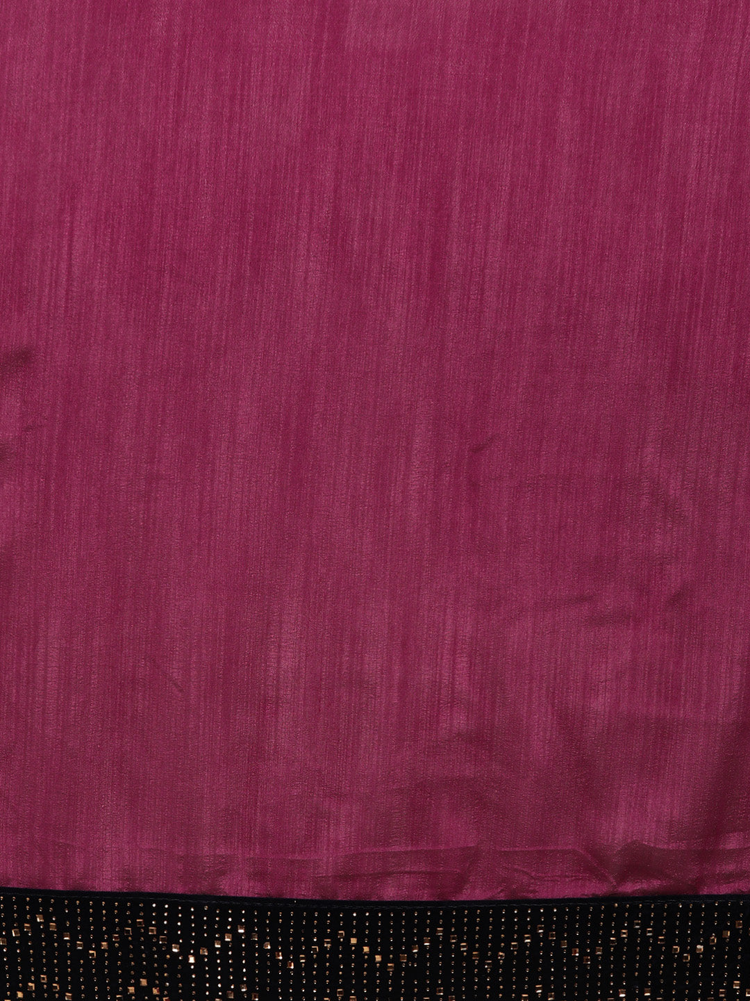 Raw Silk saree with Hand-Embellished Velvet Border