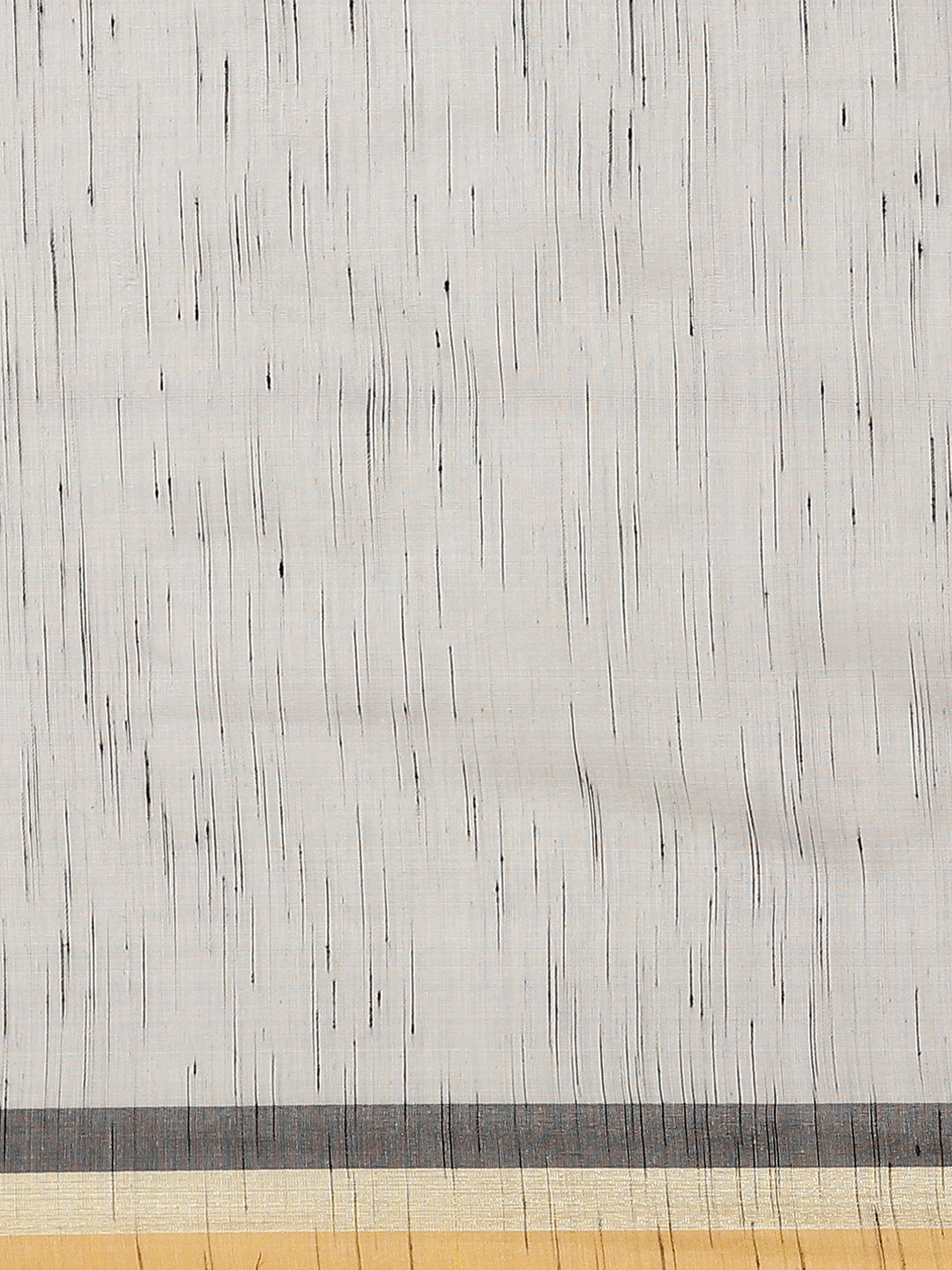 Grey Mangalagiri Jute Silk Saree with Colorblocked Contrast Color Striped Border & Pallu