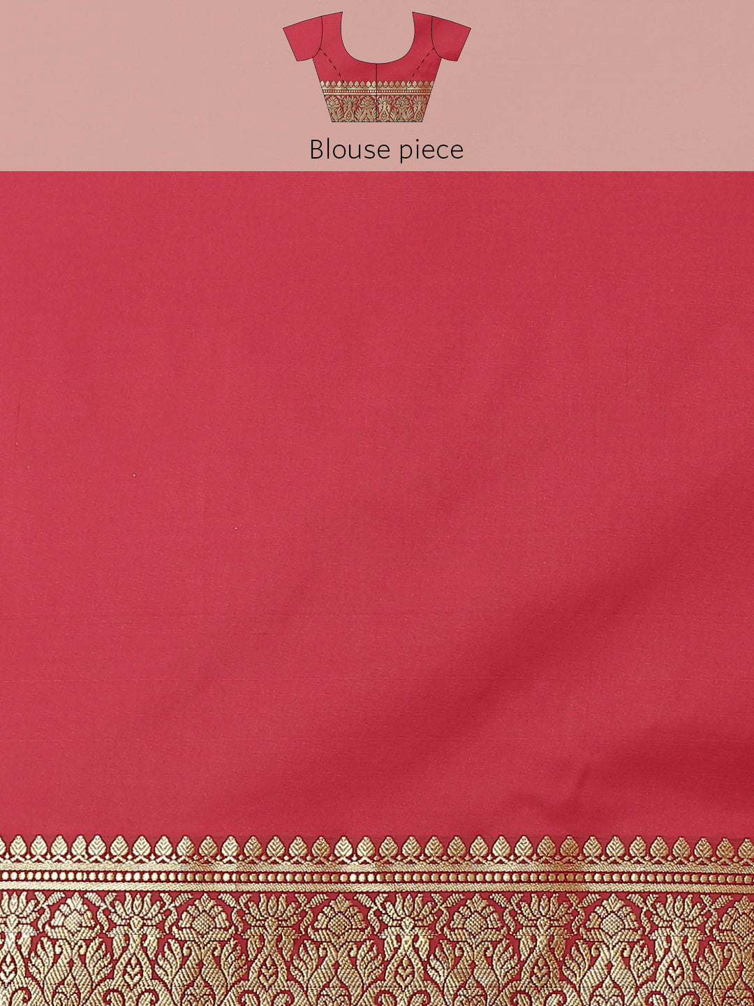 Zari Woven Mysore Silk Bridal Handloom Saree with Floral motifs